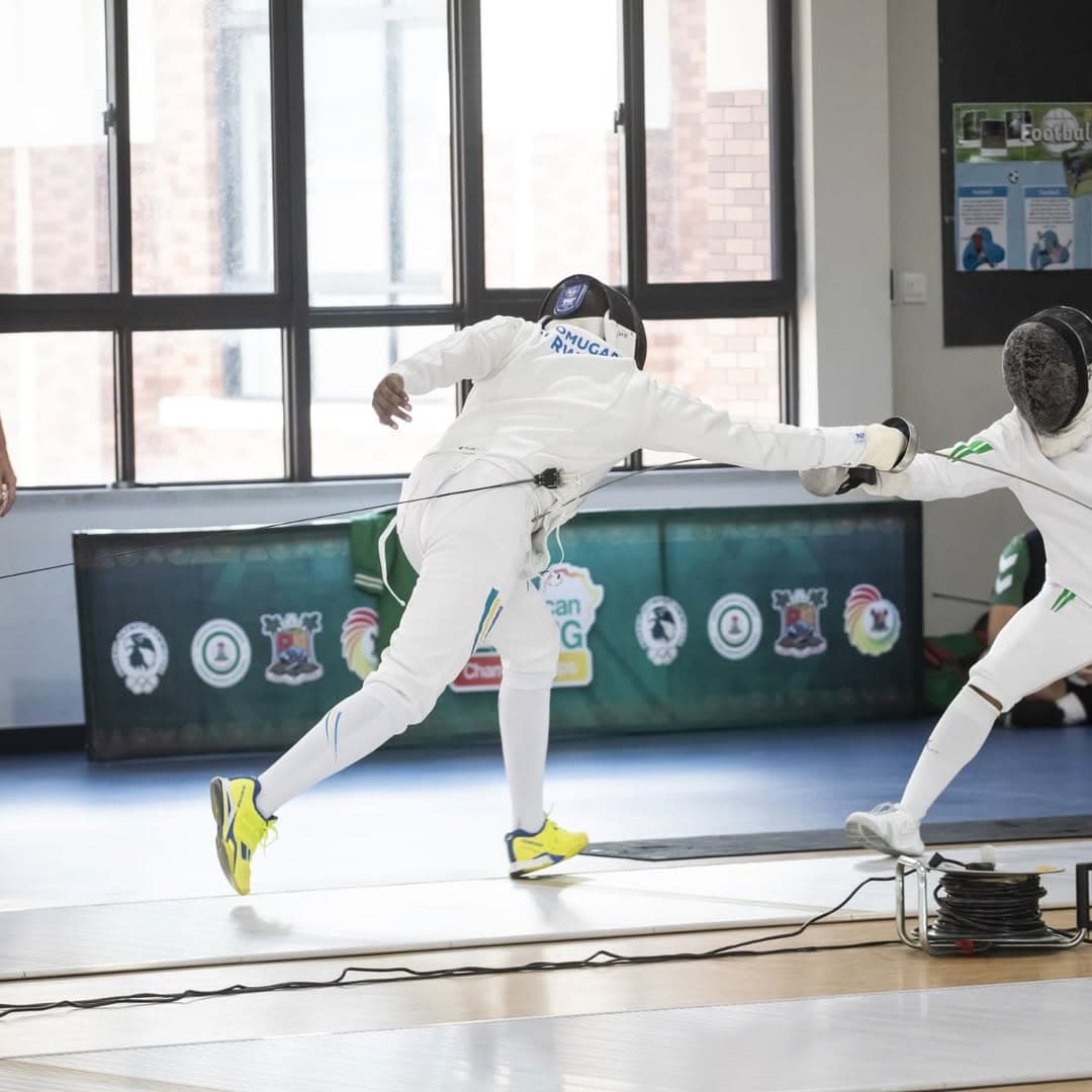 @southernfencingclub_rwanda representing Rwanda at the 23rd Senior men African Fencing Championship held in Lagos, Nigeria 🇳🇬.  images from southern fencing club @southernfencingclub_rwanda r